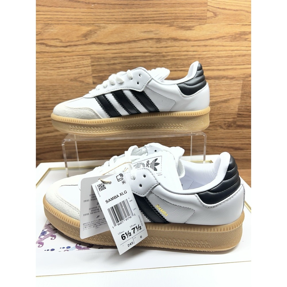 adidas Samba XLG Mens Size 6.5 Cloud White Core Black Gum IE1377